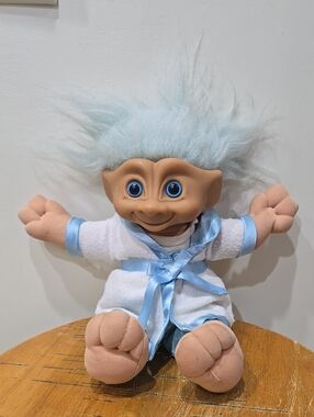 Vintage Ace Novelty Treasure Trolls Troll Doll Plush